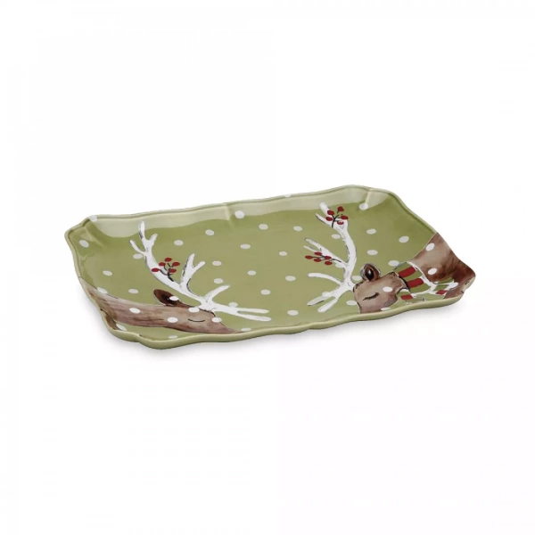 Тарелка, Green, 36,7 см DF620-GRN-G