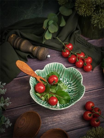 Салатник d 17,7 см h 6 см, керамика, Cabbage, CASA DI FORTUNA