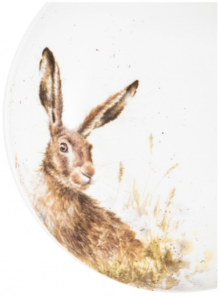 Тарелка для пасты Royal Worcester Забавная фауна.Заяц 22см